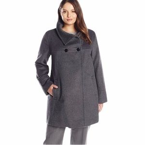 larry levine plus size coats